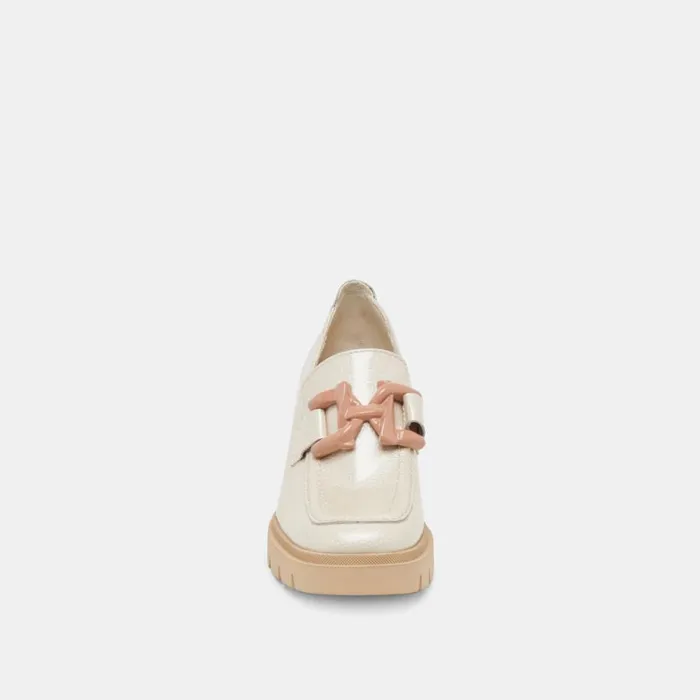 Heels Women Dolce Vita Harold Heels Ivory Patent Leather