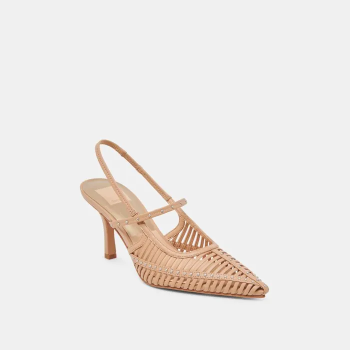Heels Women Dolce Vita Hensal Heels Cafe Leather