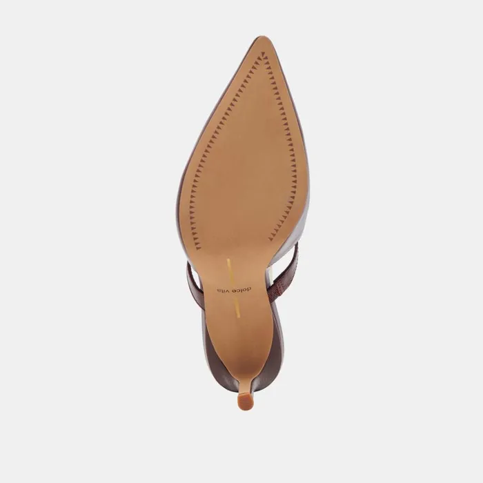 Heels Women Dolce Vita Kanika Heels Burgundy Crinkle Patent
