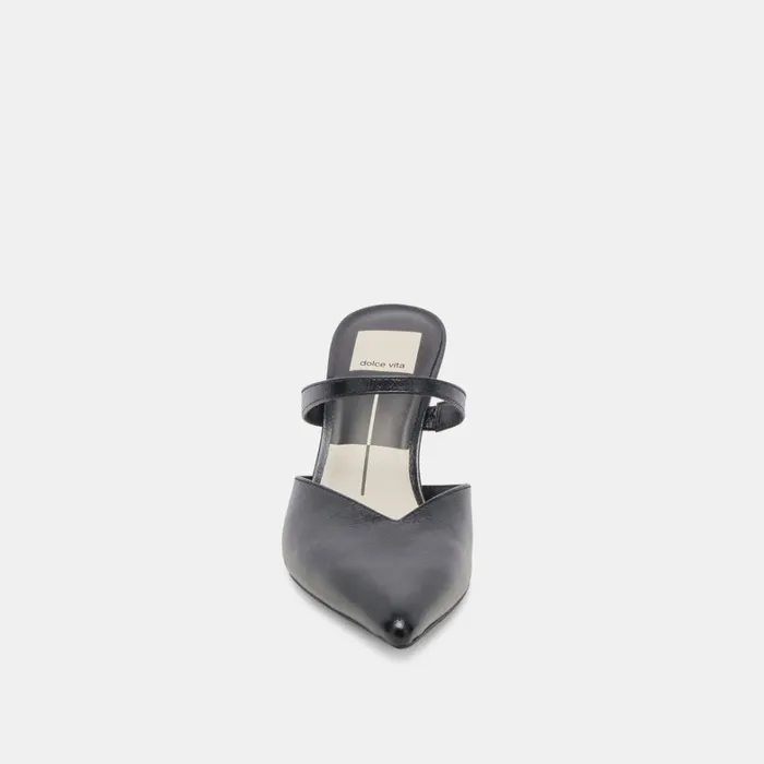 Heels Women Dolce Vita Kanika Heels Midnight Crinkle Patent