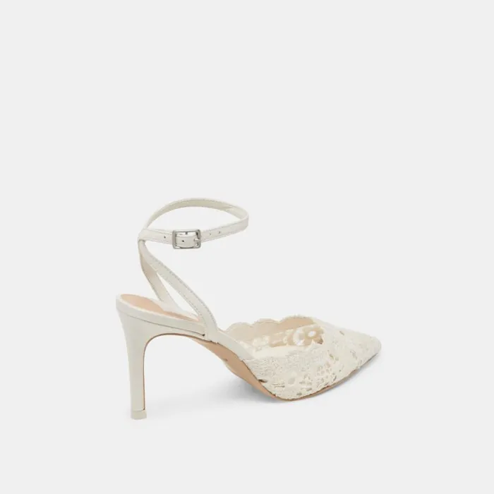 Heels Women Dolce Vita Kenedy Heels White Crochet