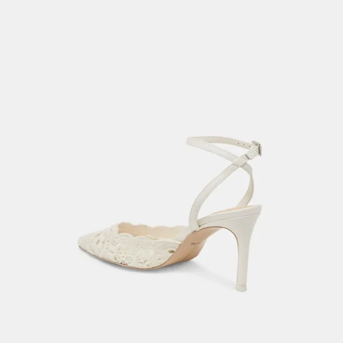 Heels Women Dolce Vita Kenedy Heels White Crochet