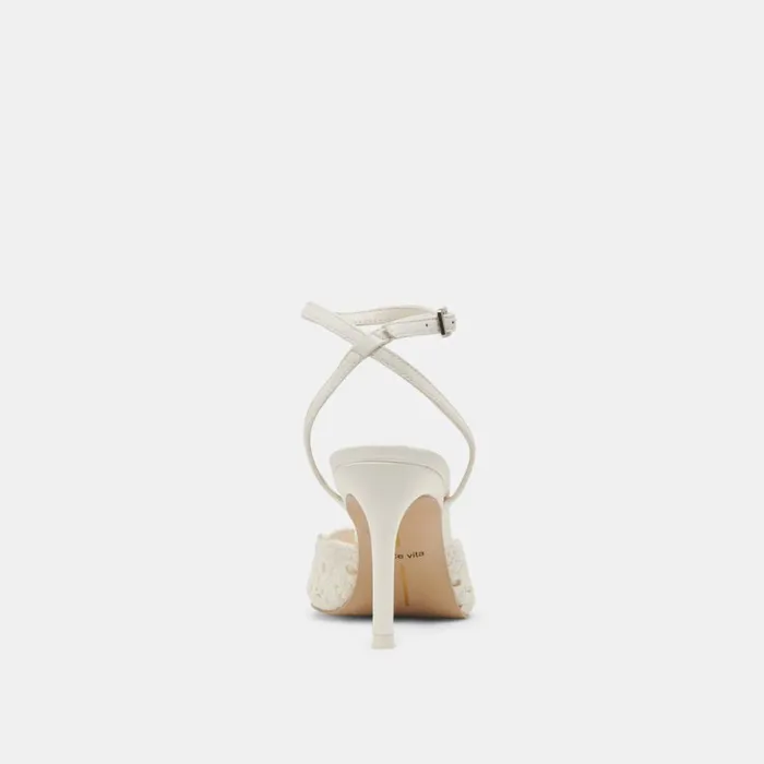 Heels Women Dolce Vita Kenedy Heels White Crochet