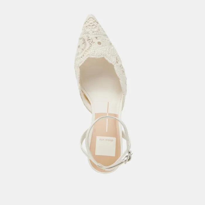 Heels Women Dolce Vita Kenedy Heels White Crochet