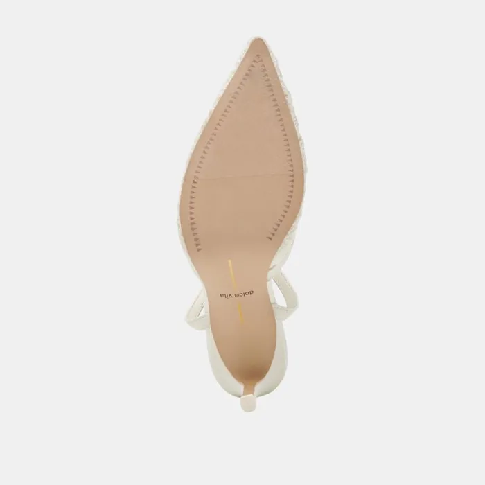 Heels Women Dolce Vita Kenedy Heels White Crochet