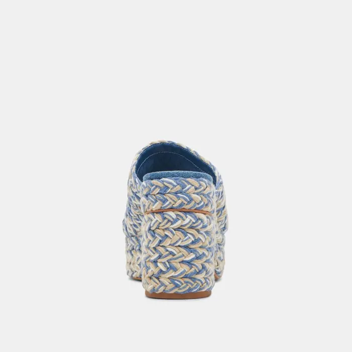 Heels Women Dolce Vita Lady Heels Blue Multi Woven