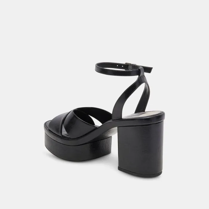 Heels Women Dolce Vita Laisha Heels Midnight Crinkle Patent