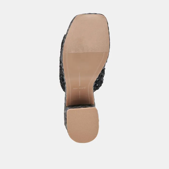 Heels Women Dolce Vita Lisha Heels Onyx Raffia