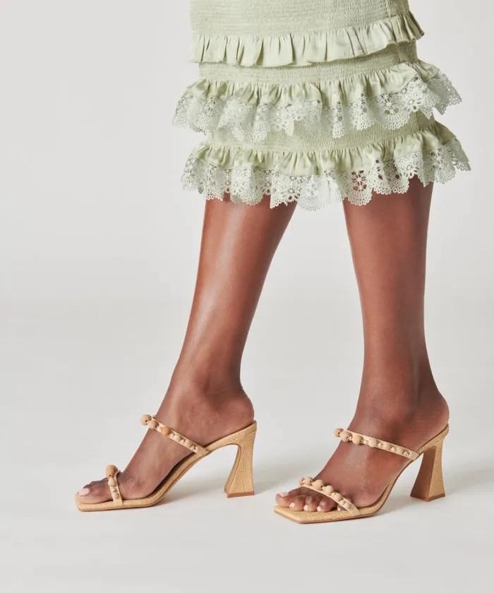 Heels Women Dolce Vita Naja Heels Beachwood Raffia