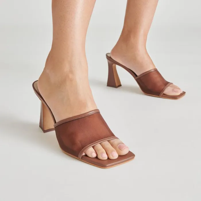 Heels Women Dolce Vita Narda Heels Espresso Mesh