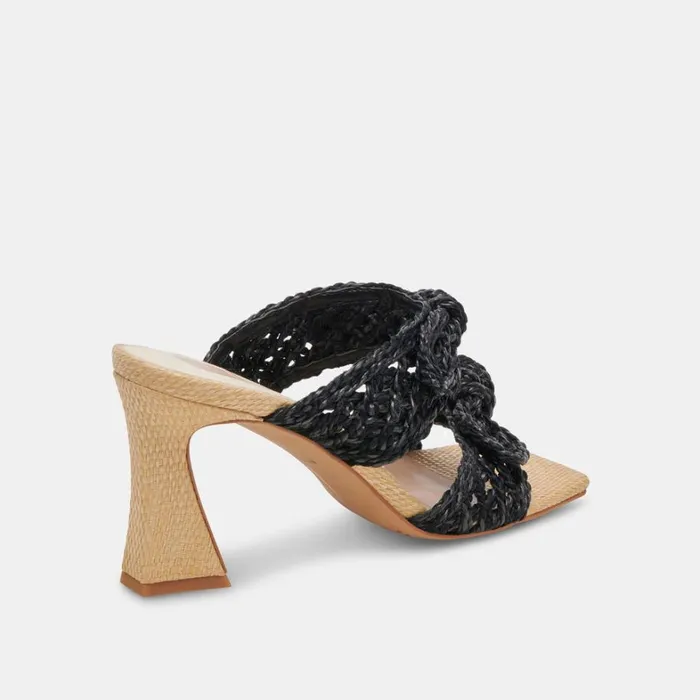 Heels Women Dolce Vita Niyah Heels Onyx Raffia