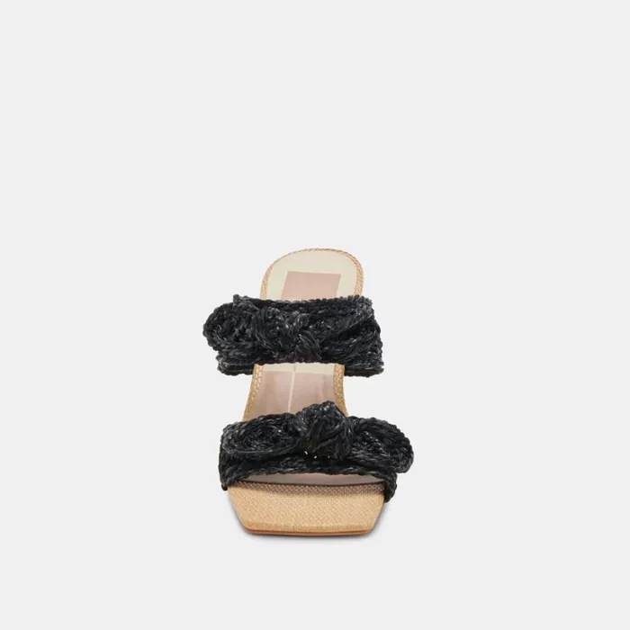 Heels Women Dolce Vita Niyah Heels Onyx Raffia