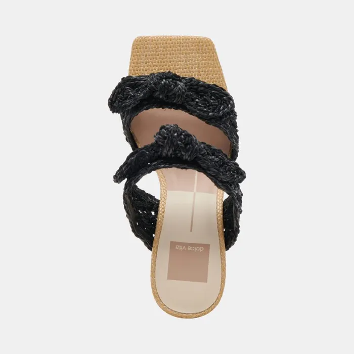 Heels Women Dolce Vita Niyah Heels Onyx Raffia