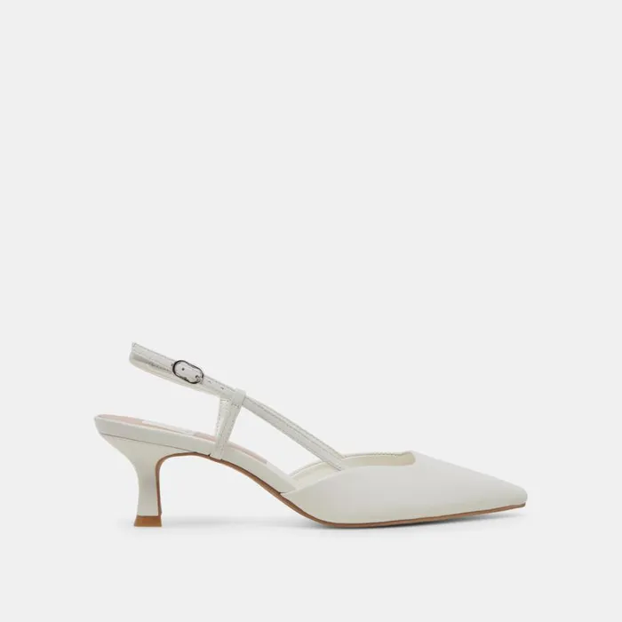 Heels Women Dolce Vita Odela Heels White Leather