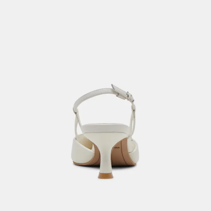 Heels Women Dolce Vita Odela Heels White Leather