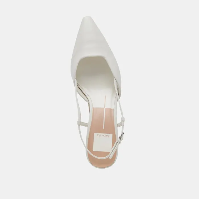 Heels Women Dolce Vita Odela Heels White Leather