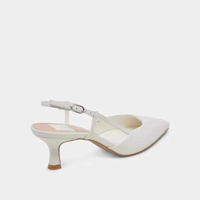 Heels Women Dolce Vita Odela Heels White Leather