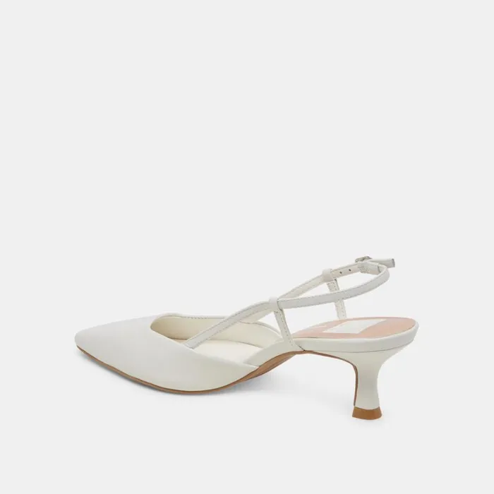Heels Women Dolce Vita Odela Heels White Leather