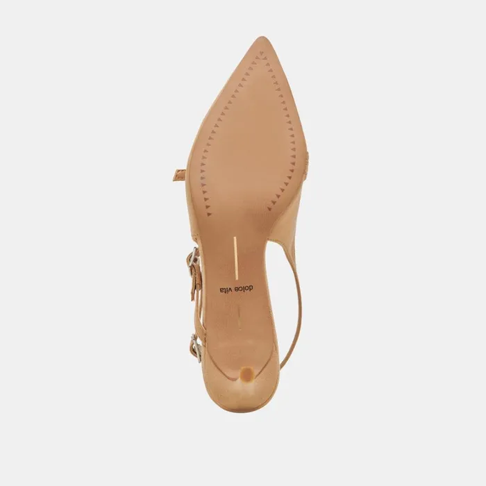 Heels Women Dolce Vita Pamla Mid Heels Tan Suede