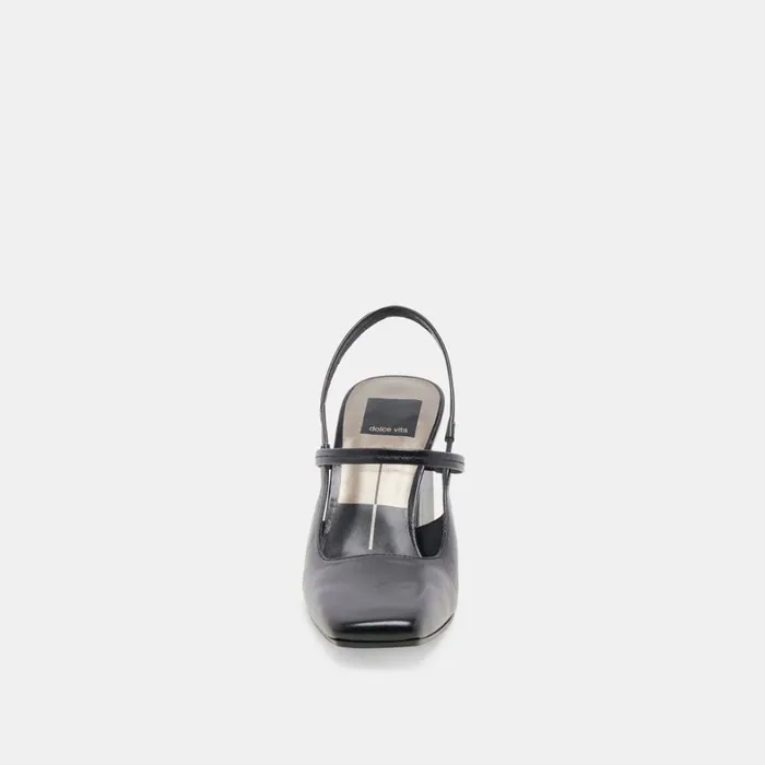 Heels Women Dolce Vita Soyer Heels Midnight Crinkle Patent
