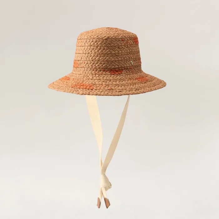 Helen Kaminski Antonella Nougat Sunset Hats Bucket