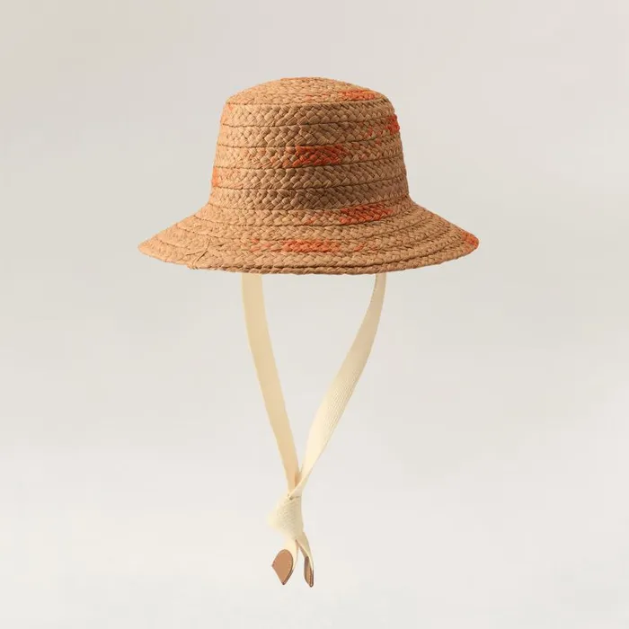 Helen Kaminski Antonella Nougat Sunset Hats Bucket