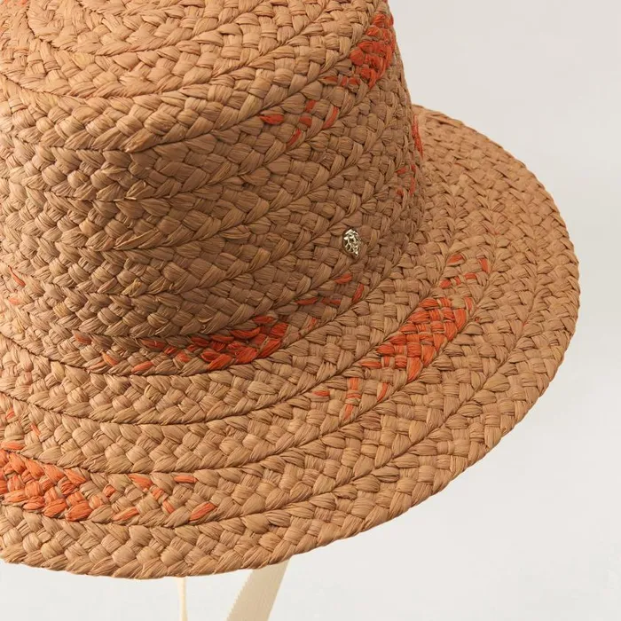 Helen Kaminski Antonella Nougat Sunset Hats Bucket
