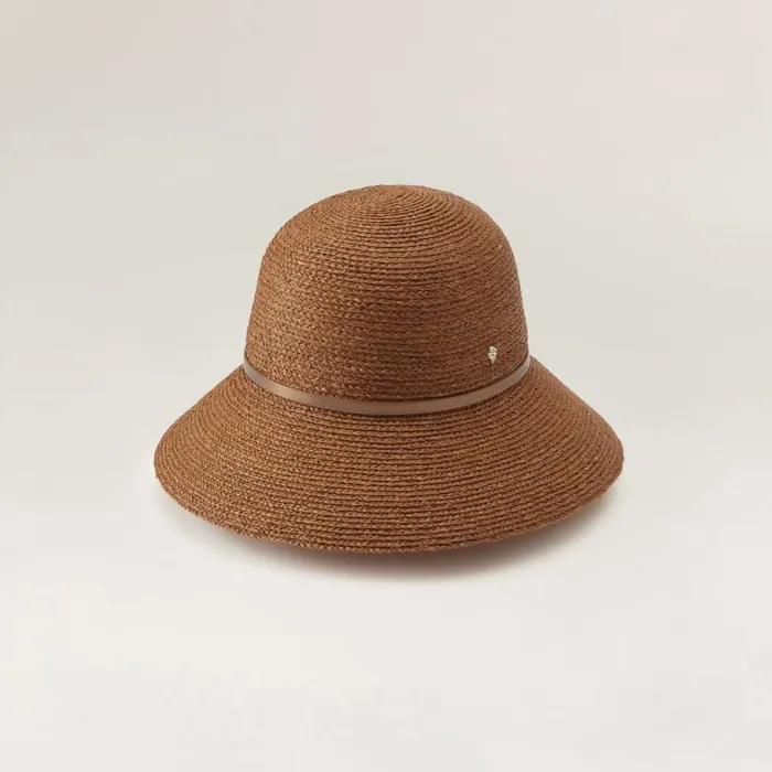 Helen Kaminski Besa 9 Nutshell Bronze Hats Cloche