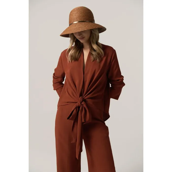 Helen Kaminski Besa 9 Nutshell Bronze Hats Cloche