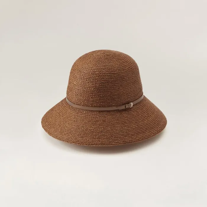 Helen Kaminski Besa 9 Nutshell Bronze Hats Cloche