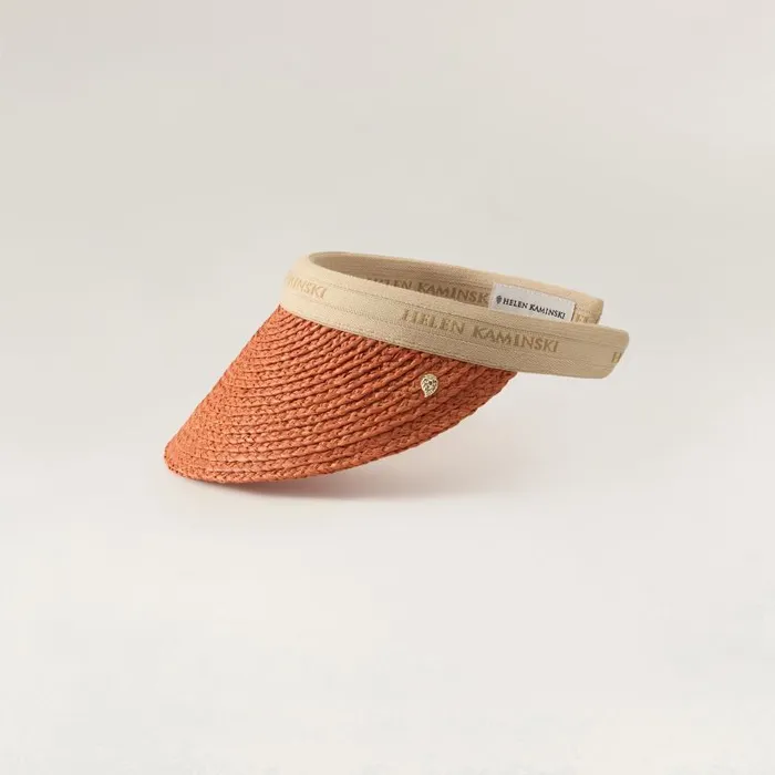 Helen Kaminski Bianca Sunset Natural Logo Hats Visors