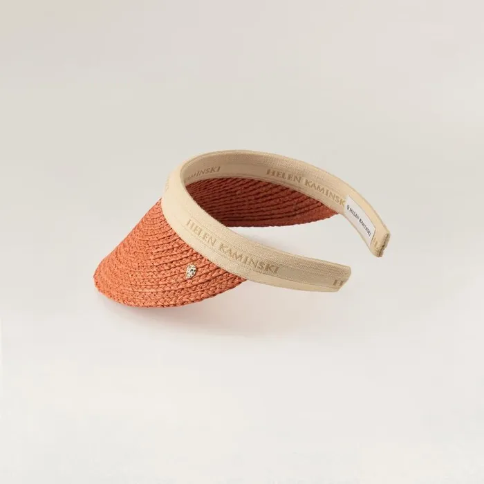 Helen Kaminski Bianca Sunset Natural Logo Hats Visors
