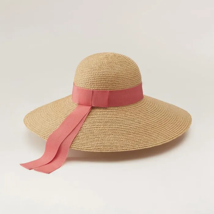 Helen Kaminski Cori Natural Pomelo Hats UPF 50