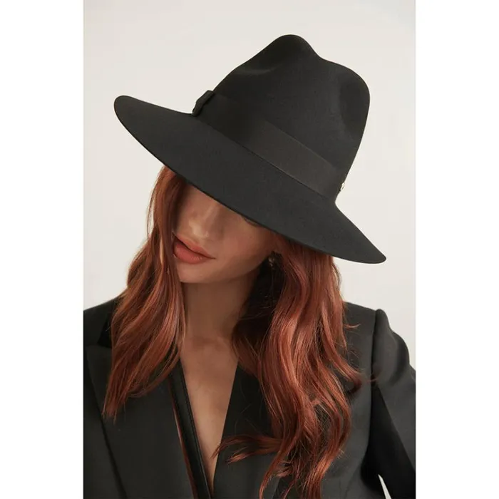 Helen Kaminski Emilli Conscious Blackblack Hats Wide Brim