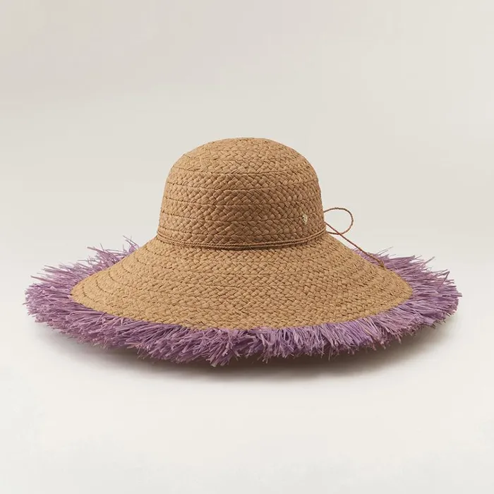 Helen Kaminski Giulietta Nougatjacaranda Hats Round Crown