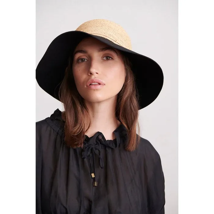 Helen Kaminski Kalola Naturalblack Hats Rollable and Packable