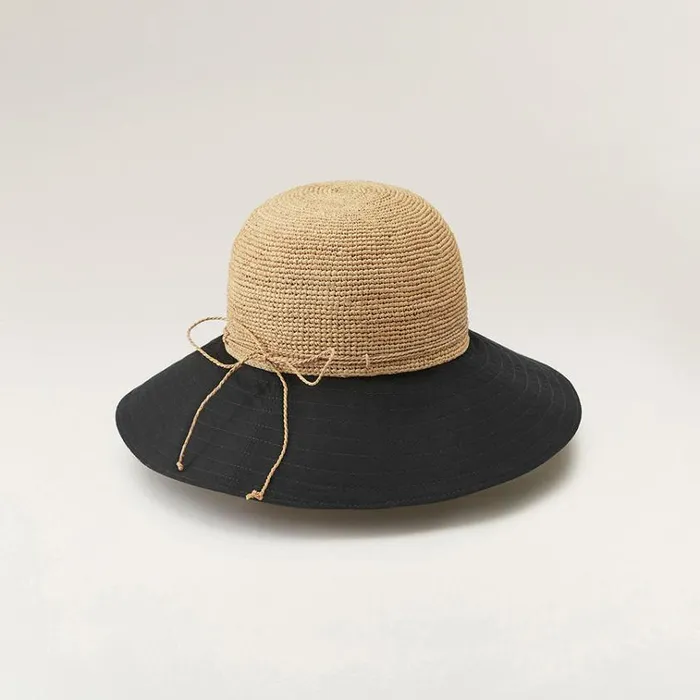 Helen Kaminski Kalola Naturalblack Hats Rollable and Packable