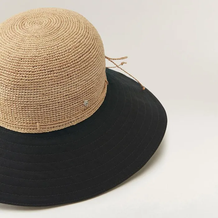 Helen Kaminski Kalola Naturalblack Hats Rollable and Packable