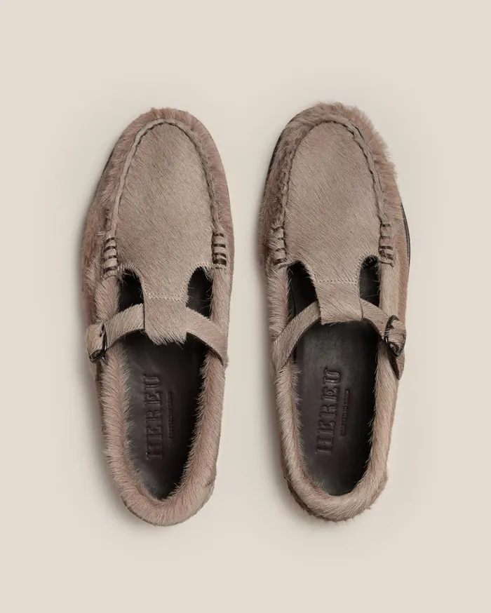 Hereu ALBER CALF HAIR 8211 Tbar Loafer Women Loafers