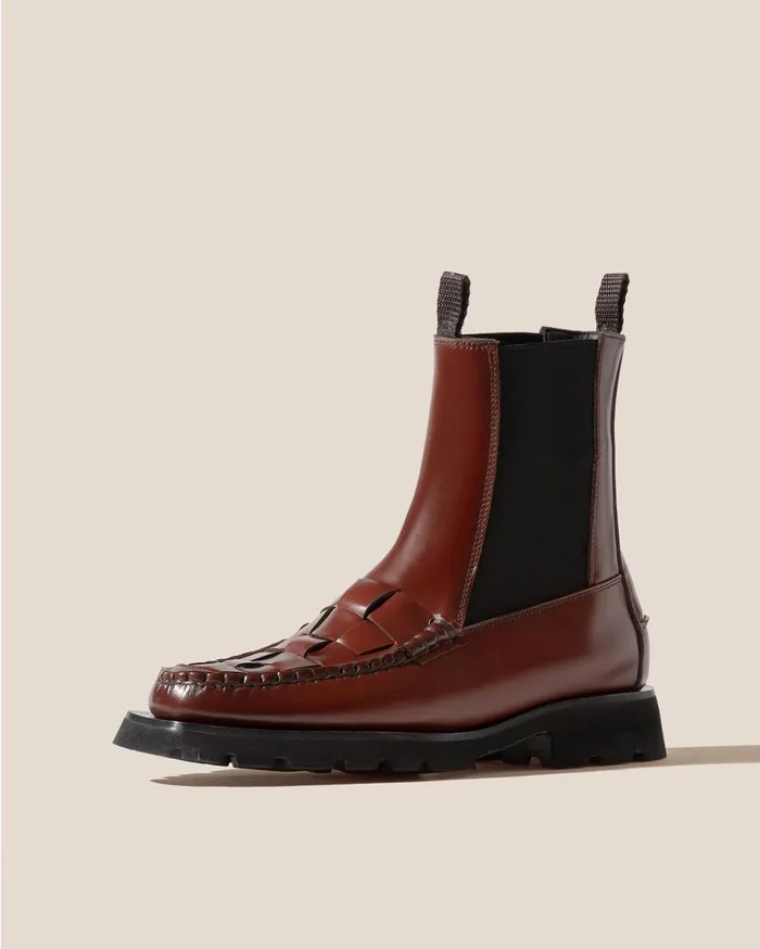 Hereu ALDA WOVEN SPORT 8211 Tread Sole Interwovendetail Chelsea Boot Women Boots Hereu ALDA WOVEN SPORT 8211 Tread Sole Interwovendetail Chelsea Boot Women Boots