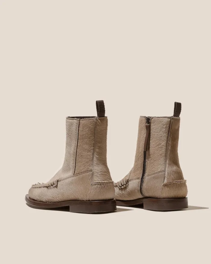 Hereu ANDREU CALF HAIR 8211 MidCalf Zipped Boot Women Boots