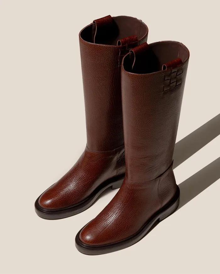 Hereu ANELLA GRAINY 8211 Interwoven Detailed PullOn Boot Women Boots