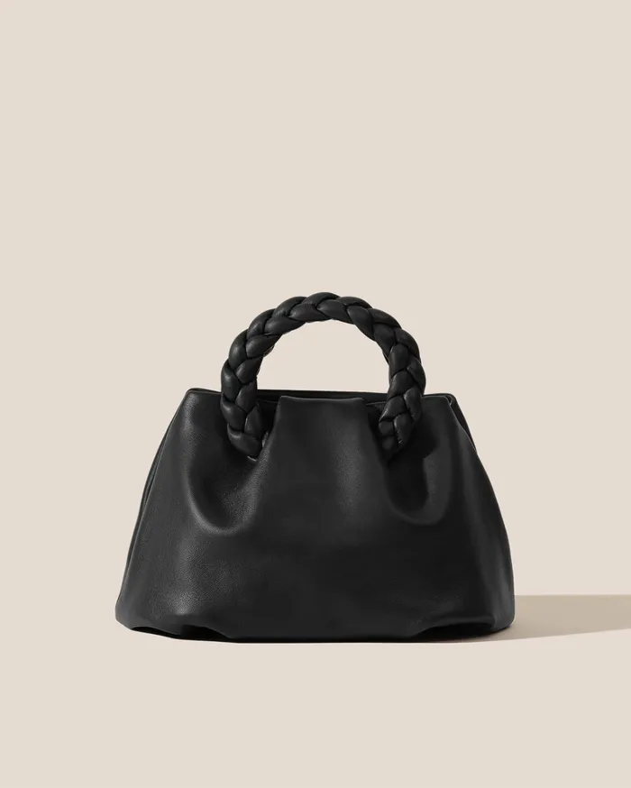 Hereu BOMBON M 8211 Plaitedhandle Leather Crossbody Bag Women Crossbody Bags