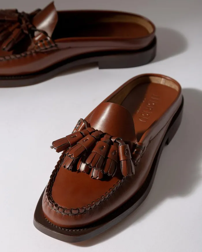 Hereu CAIREL 8211 Tasseled Mule Loafer Women Loafers