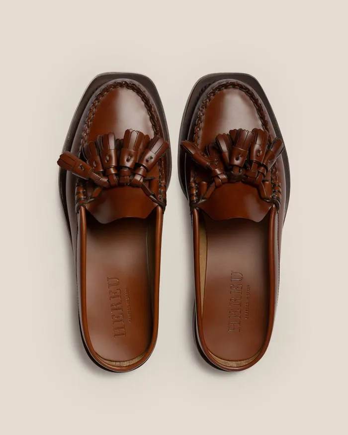 Hereu CAIREL 8211 Tasseled Mule Loafer Women Loafers