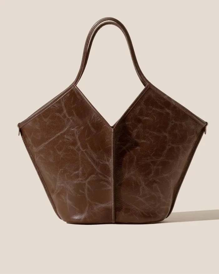 Hereu CALELLA DISTRESSED 8211 Leather Tote Bag WomenMen Shoulder Bags