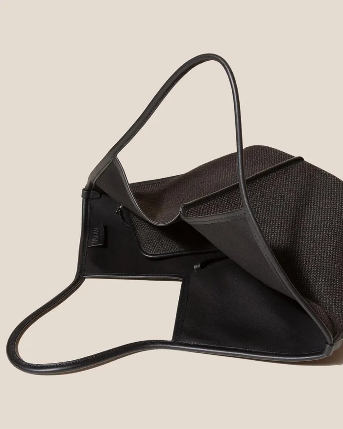 Hereu CALELLA WINTER 8211 Leathertrimmed Organic Cotton Tote Bag WomenMen Tote Bags