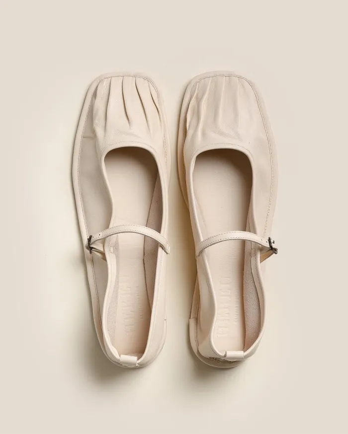 Hereu DANSA 8211 PleatedToe Mary Jane Pump Women Soft Shoes