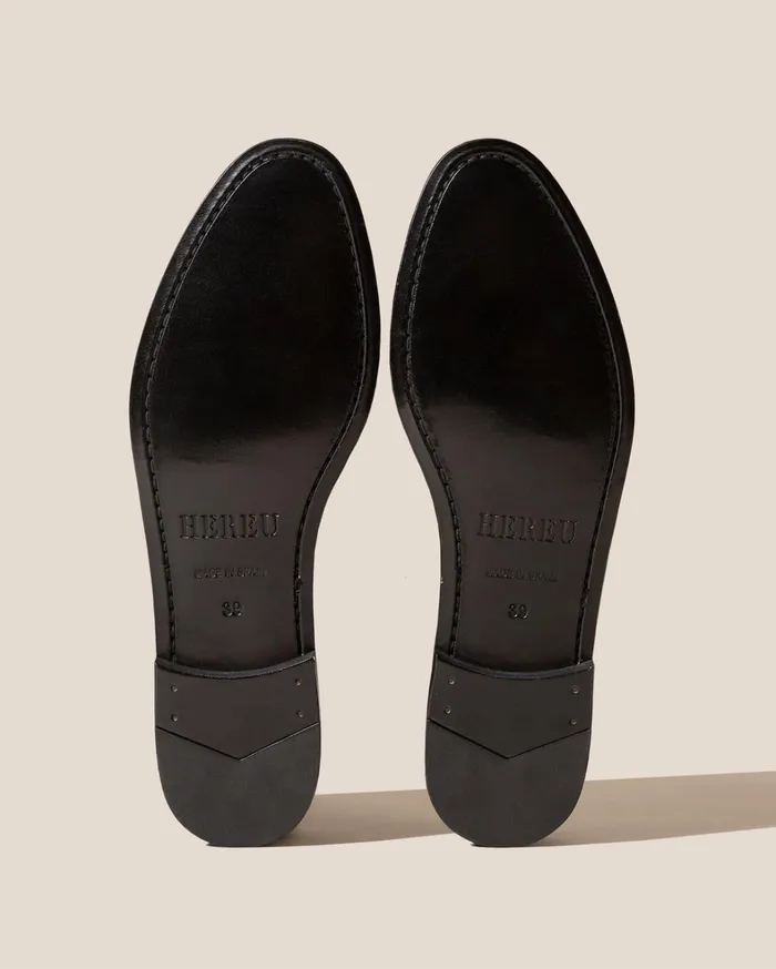 Hereu MAQUEDA 8211 Interwoven Tbar Loafer Women Loafers