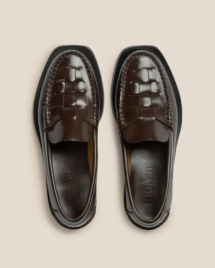 Hereu NOMBELA 8211 Interwoven Detail Slipon Loafer Women Loafers